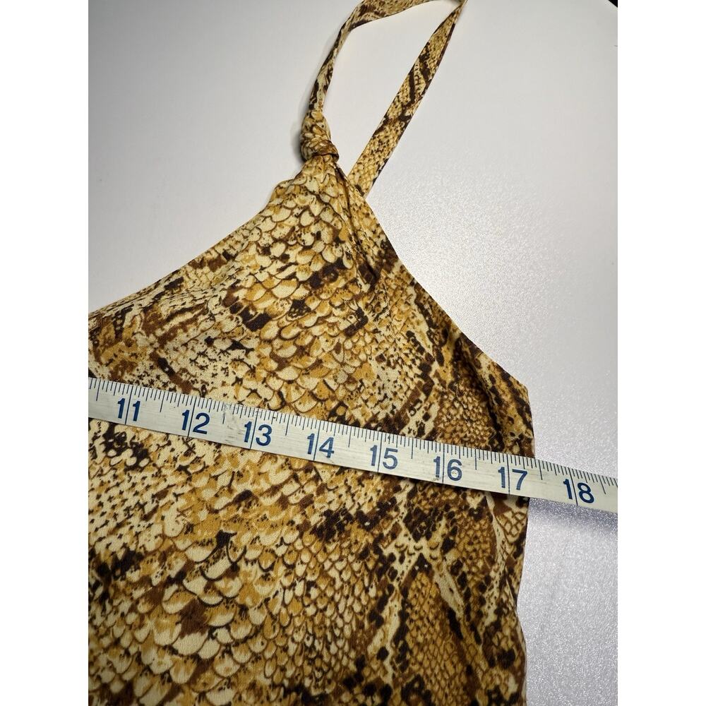 Reformation Rhodes Snake Python Print Animal Camisole Tank‎ Top Sz M - Picture 6 of 7